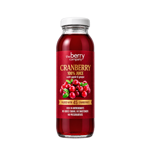 The Berry Company Cranberry 100% Juice with Apple & Grape 250ml