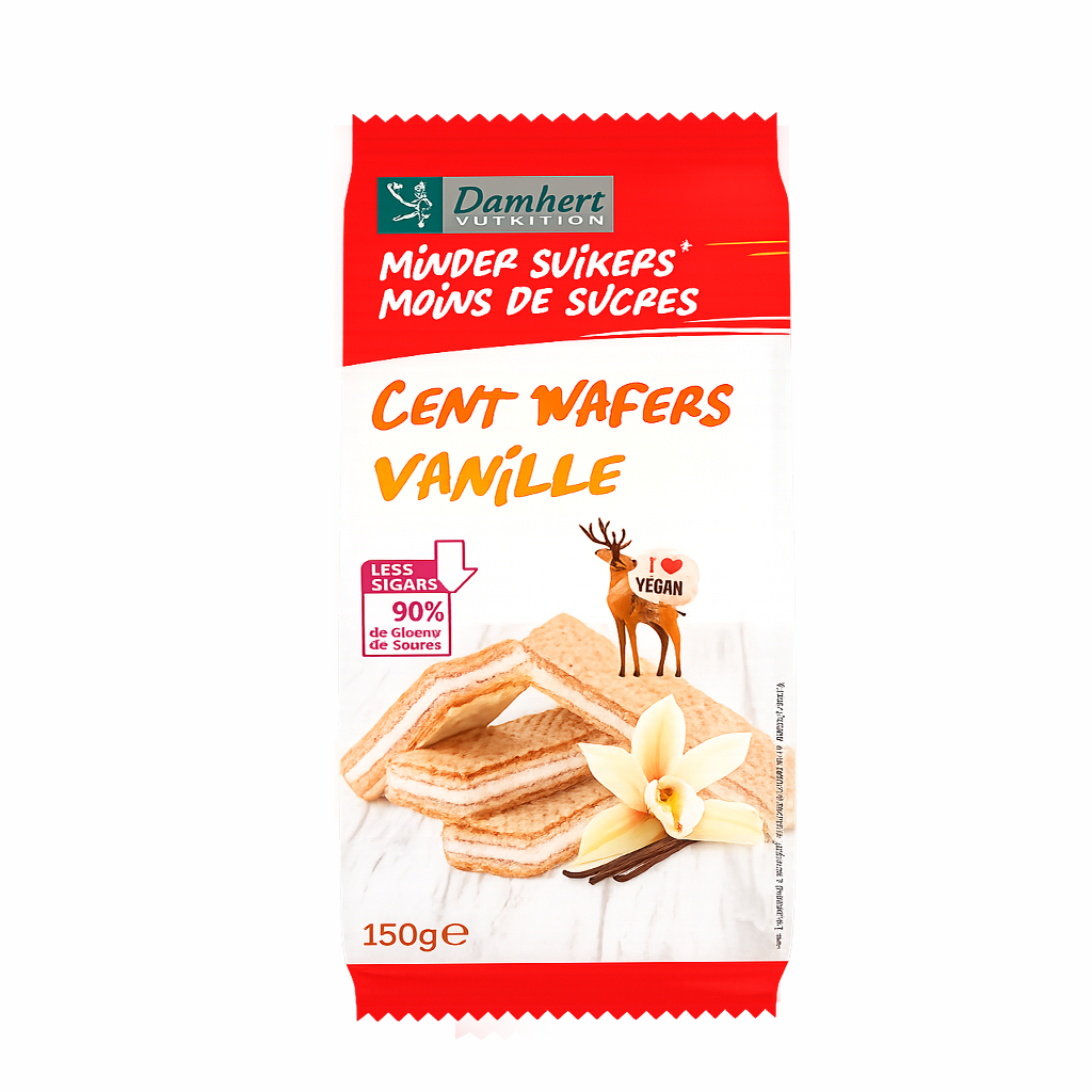 Damhert Centwafers Vanilla 150g
