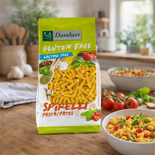 Damhert Gluten Free Spirelli pasta Lactose Free 250g