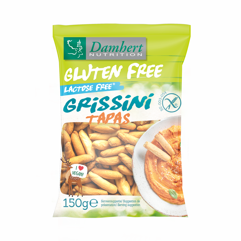 Damhert Gluten Free Mini Grissini Breadsticks 150g