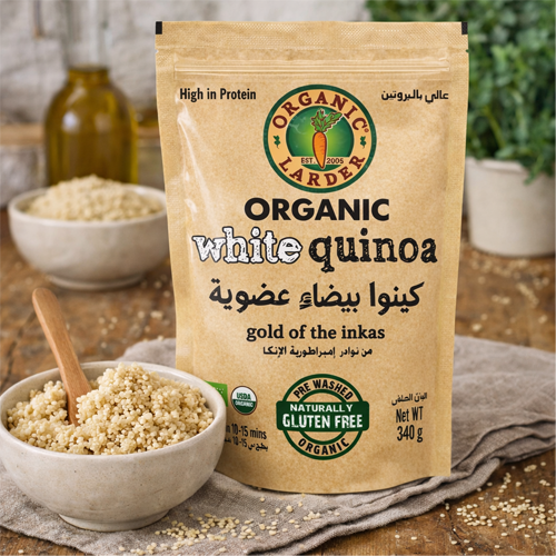 Organic Larder White Quinoa 340g