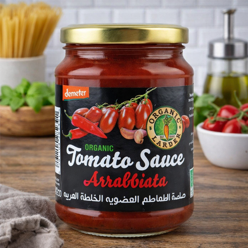 Organic Larder Tomato Sauce Arabbiata 300g