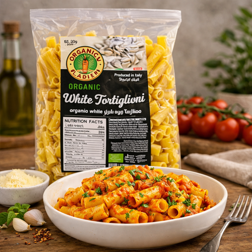 Organic Larder White Tortiglioni 500g