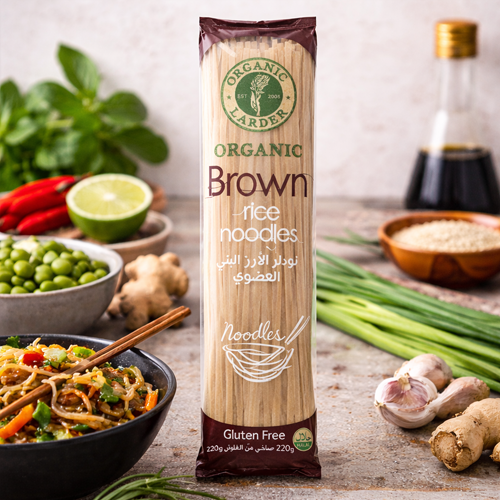 Organic Larder Brown Rice Noodles 220g