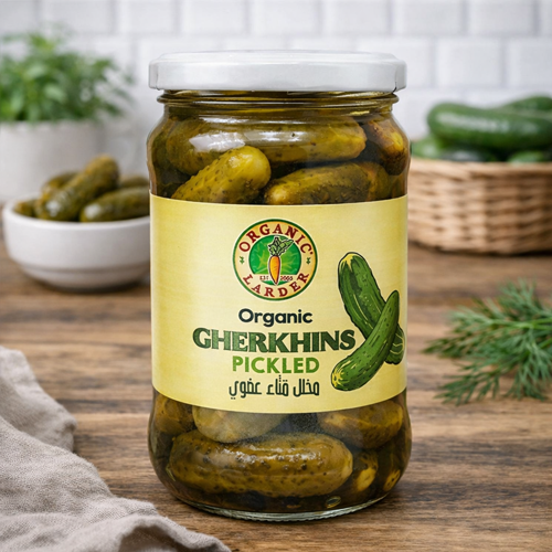 Organic Larder Cornichons 340g