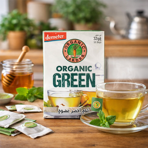 Organic Larder Green Tea 16bag/32