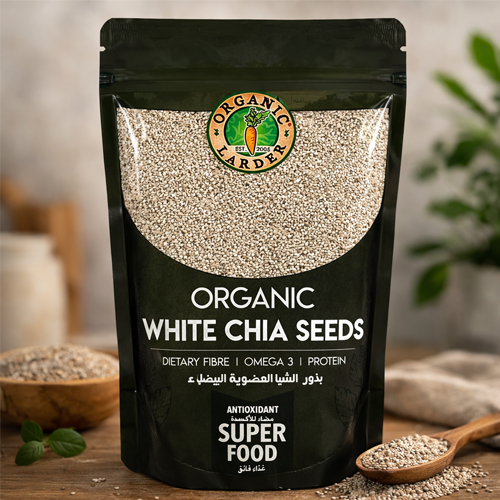 Organic Larder White Chia Seeds 300g
