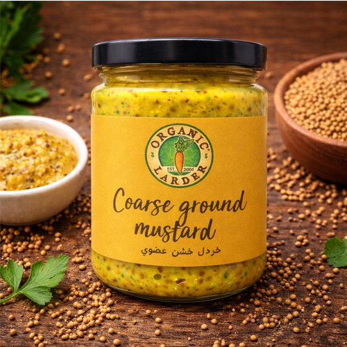 Organic Larder Mustard Coarse Ground 150g