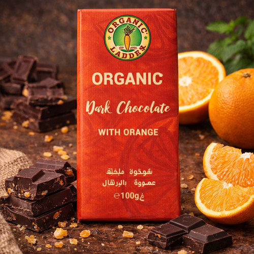 Organic Larder Chocolate Dark with Orange 100g