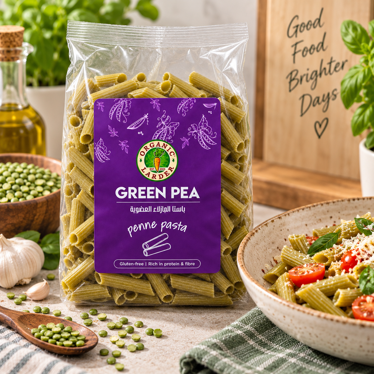 Organic Larder Pea Pasta 250g