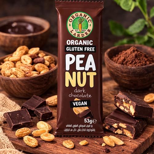 Organic Larder Peanut Dark Chocolate 53g