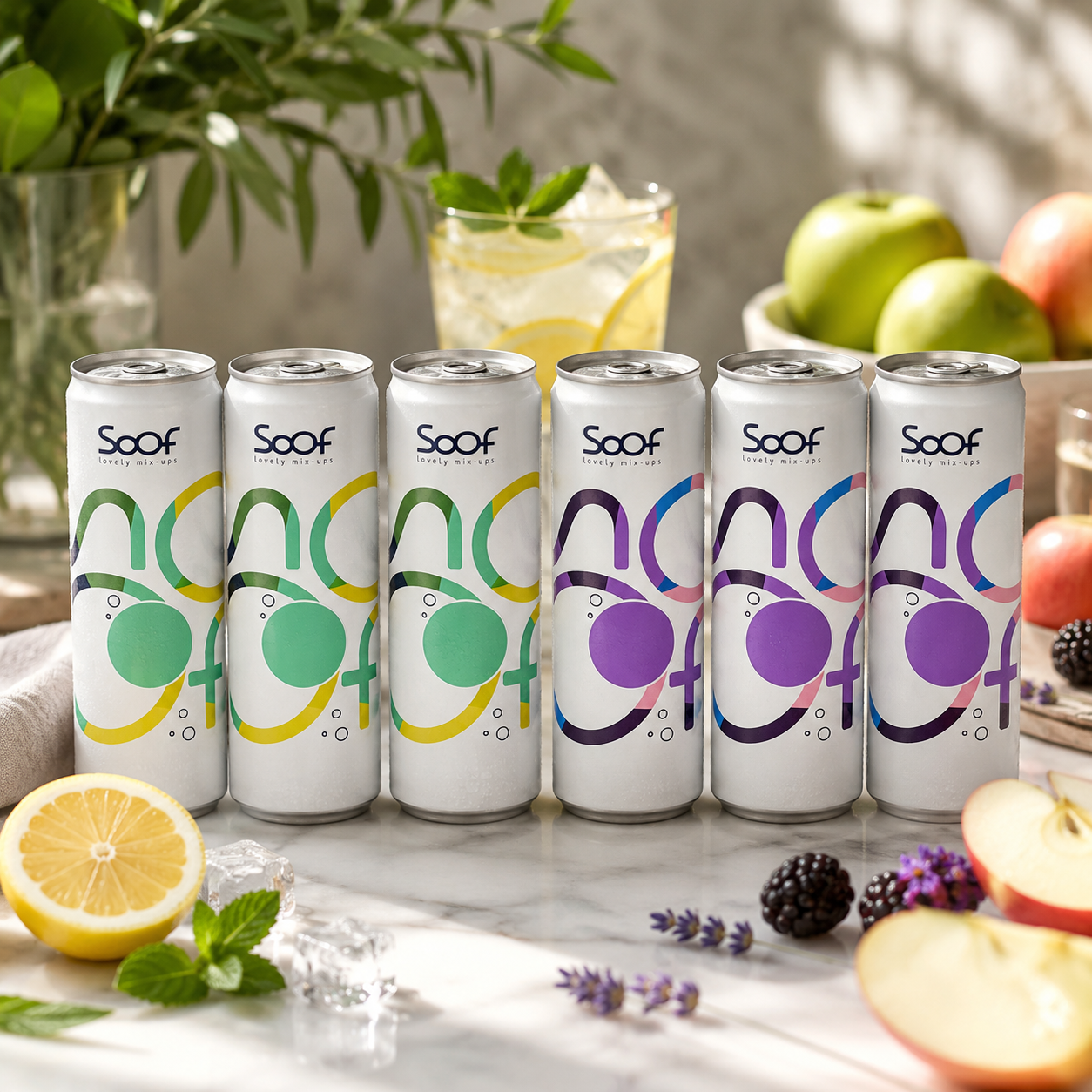 Soof Sparkling Variety Pack (6 x 250ml)
