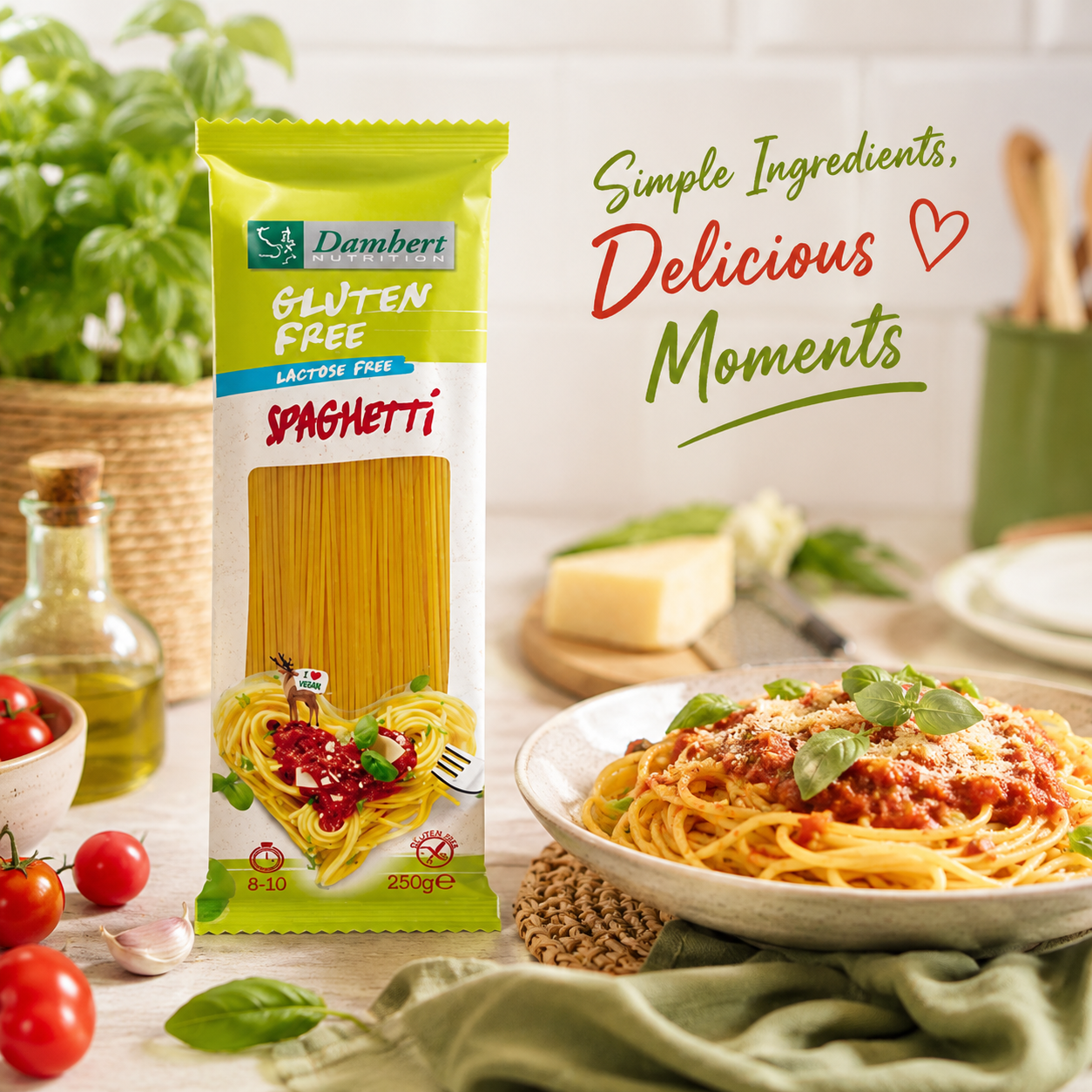 Damhert Gluten Free Spaghetti Pasta 250g
