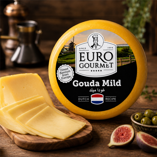Euro Gourmet Gouda Cheese Young Wheel Approx 4kg