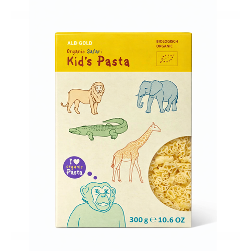 Organic Larder  Safari Kid's Durum Wheat Pasta 300g