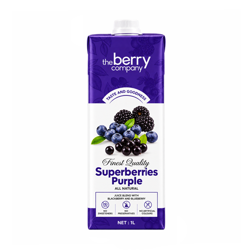 The Berry Company Superberry Purple Juice 1L