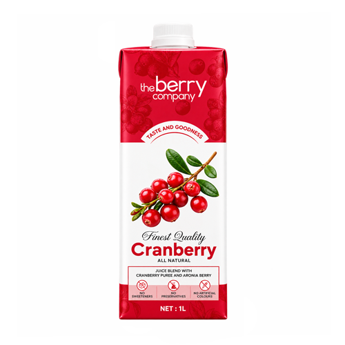 The Berry Company Cranberry Juice 1 Ltr