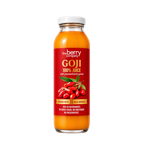 The Berry Company Goji 100% Juice with Passionfruit & Carrot 250ml