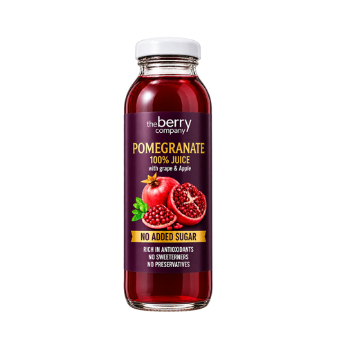 The Berry Company Pomegranate 100% Juice with Grape & Apple 250ml