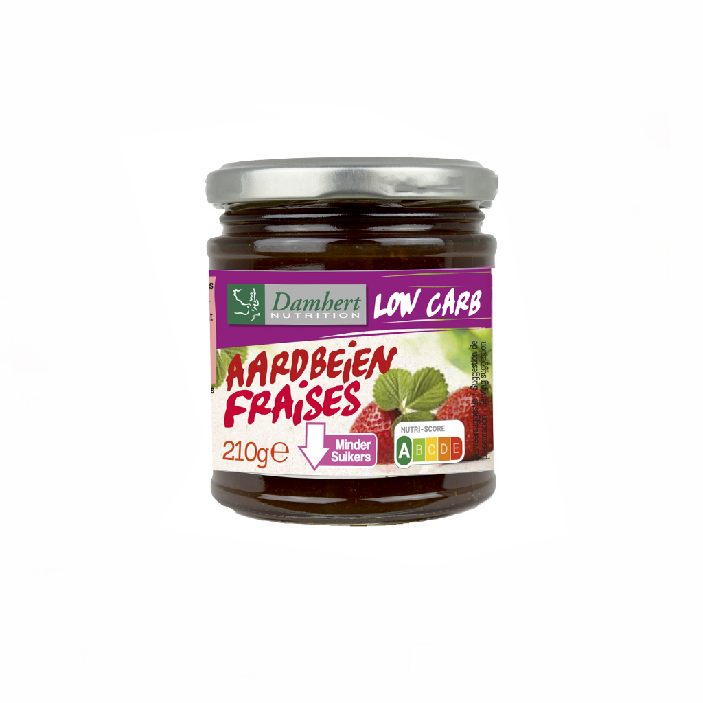 Damhert Low Carb strawberry Jam 210g