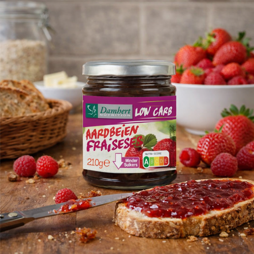 Damhert Low Carb strawberry Jam 210g