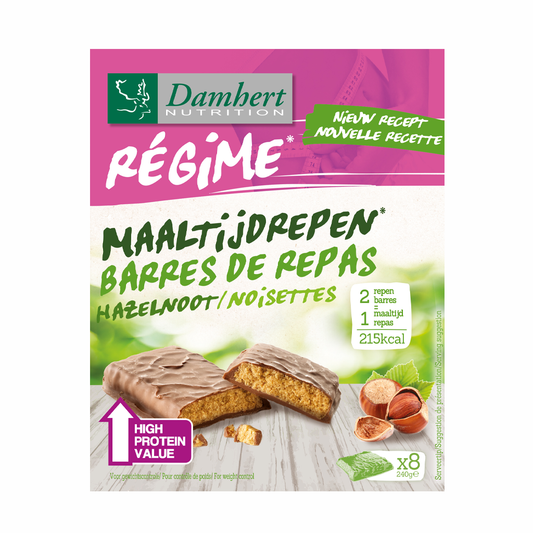 Damhert Régime Protein Bar with Hazelnut 240g