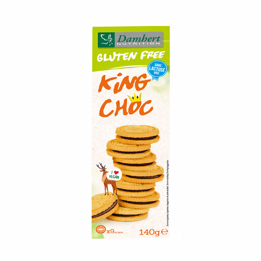 Damhert Gluten Free King Choc Lactose Free 140g