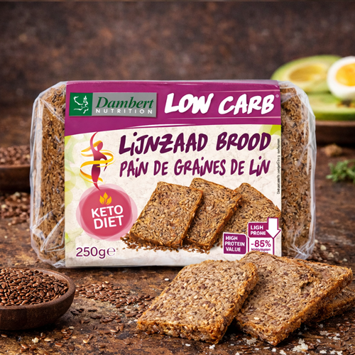 Damhert Regime Low Carb Linseed Bread 250g