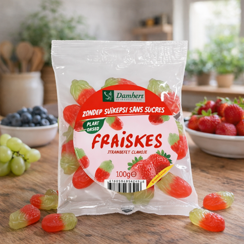 Damhert Sugar Free Stawberry Gummies 100g
