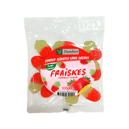 Damhert Fraiskes Sugfar Free 100g
