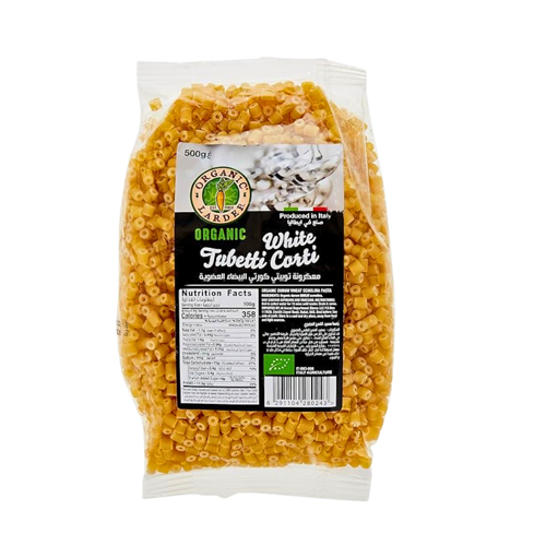 Organic Larder White Tubetti Corti 500g
