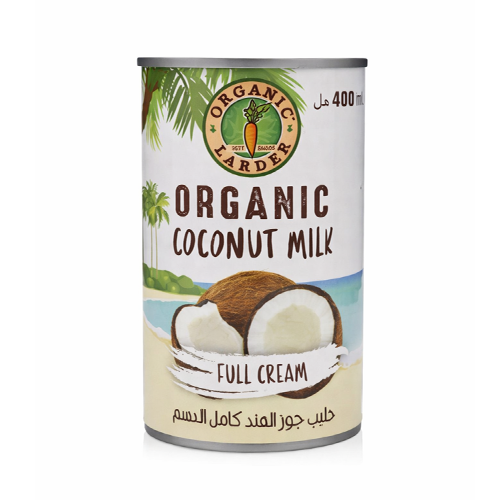 Organic Larder Coconut Coconut Milk Full Cream 400ml