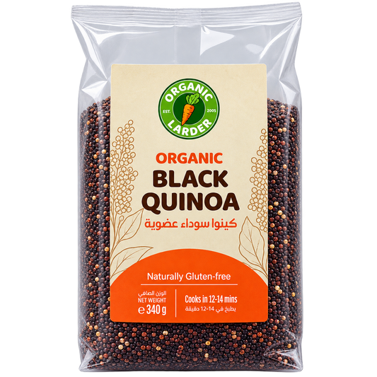 Organic Larder Black Quinoa 340g