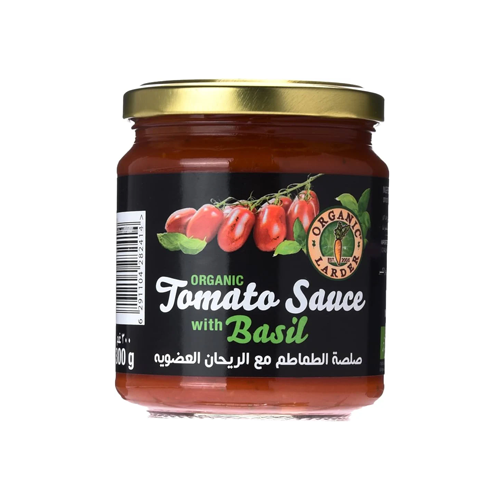 Organic Larder Tomato Sauce with Basil 300g