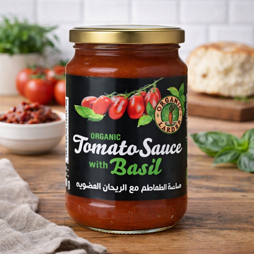 Organic Larder Tomato Sauce with Basil 300g