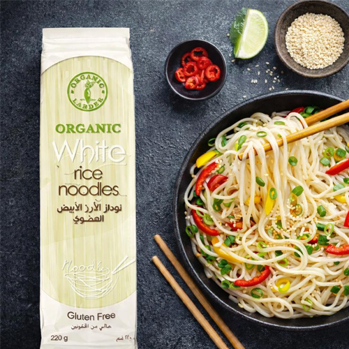 Organic Larder White Rice Noodles 220g