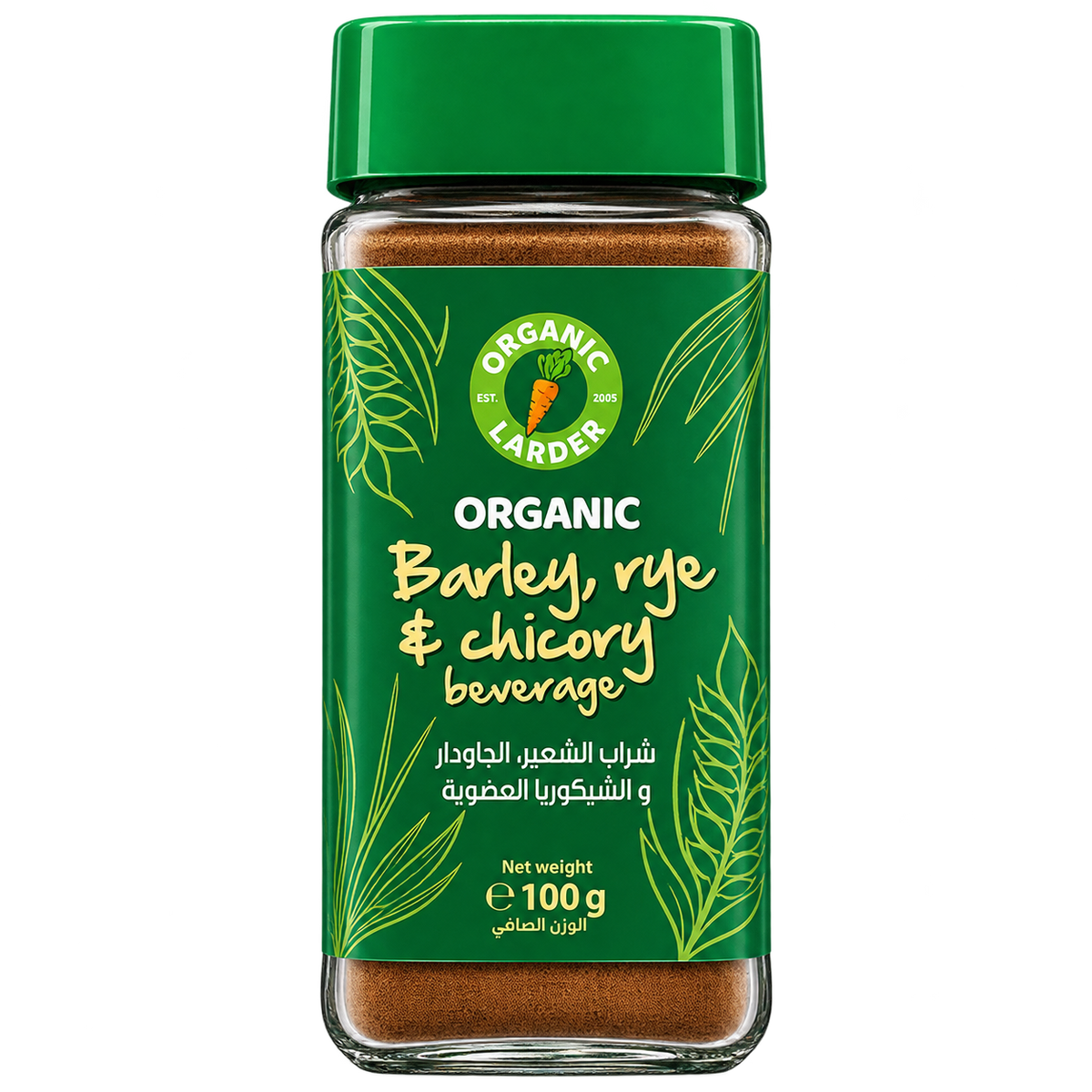Organic Larder  Caffeine Free Barley Beverage 100g