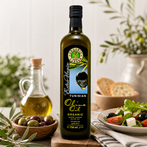 Organic Larder Tunisian Extra Virgin Olive OIL 750ml
