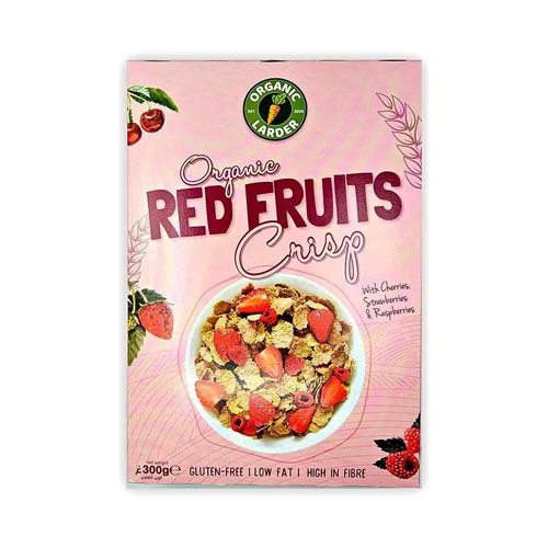 Organic Larder Flakes & Red Berries High fibre 300g