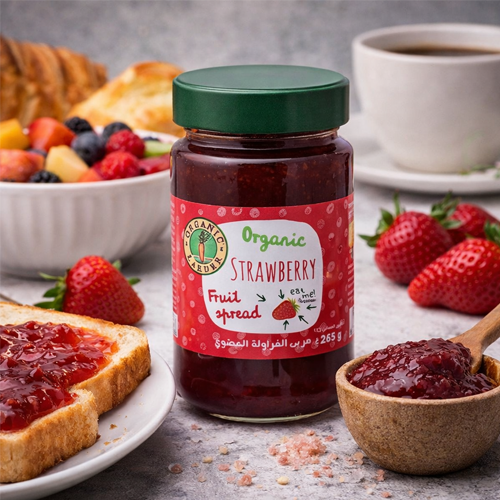 Organic Larder Strawberry Jam 265g
