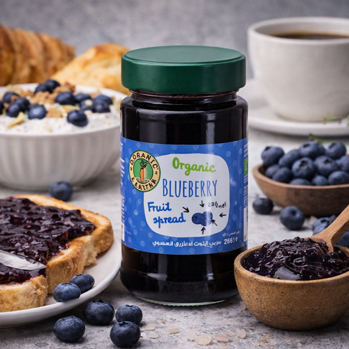 Organic Larder Blueberry Jam 265g