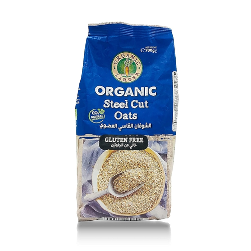 Organic Larder GF Oats Steel Cut 700g