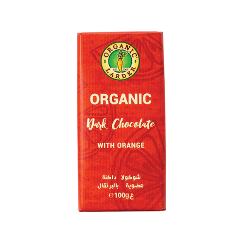 Organic Larder Chocolate Dark with Orange 100g