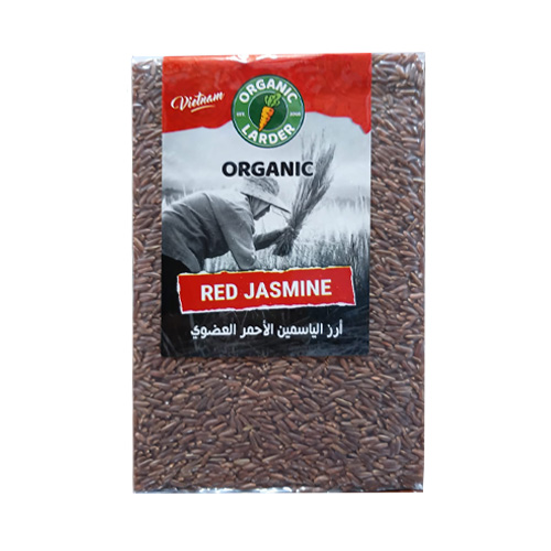 Organic Larder Jamine Rice red 1kg