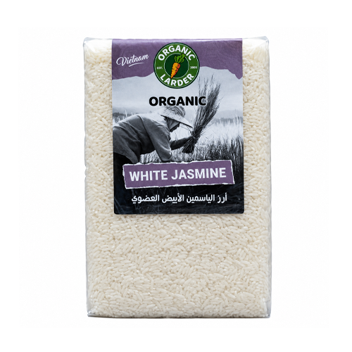 Organic Larder Jasmine White Rice 1kg