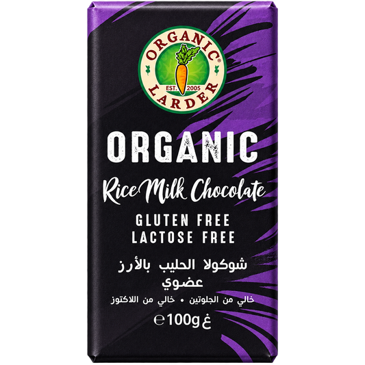 Organic Larder Chcocolate Rice Milk 100g