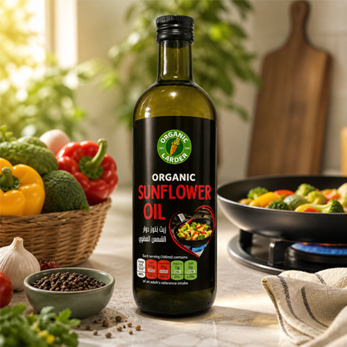 Organic Larder Sunflower Oil 1L