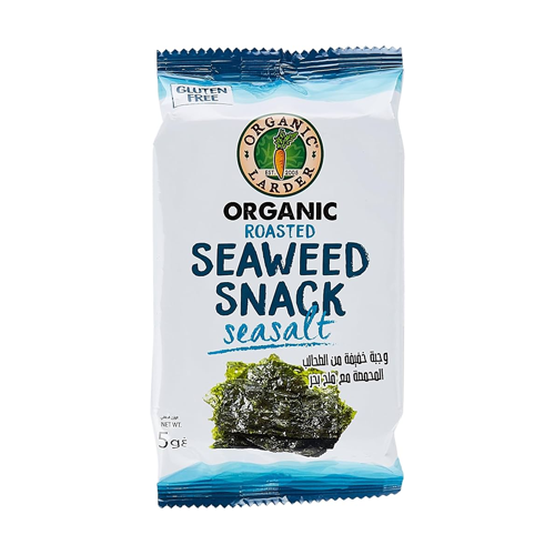 Organic Larder Seaweed Snack Seasalt 5g