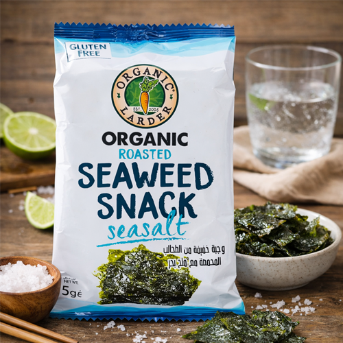 Organic Larder Seaweed Snack Seasalt 5g