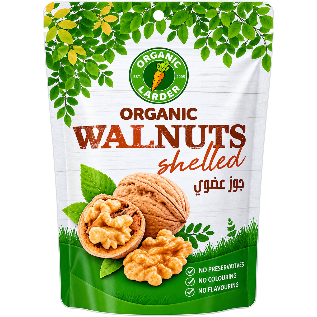 Organic Larder Walnuts 100g